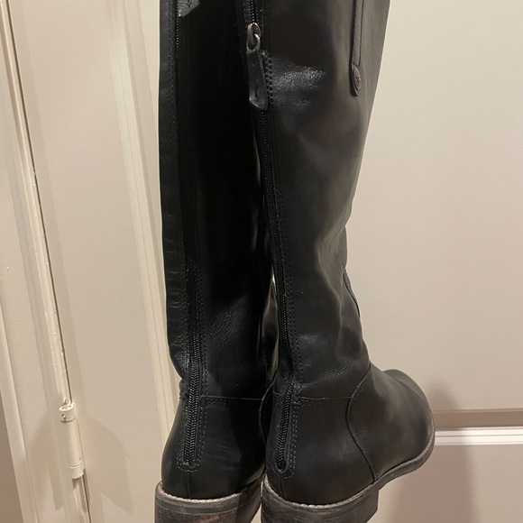 Matisse Riding Black Leather Boots - Picture 3 of 5